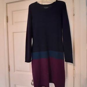 Color Block Sweater Dress